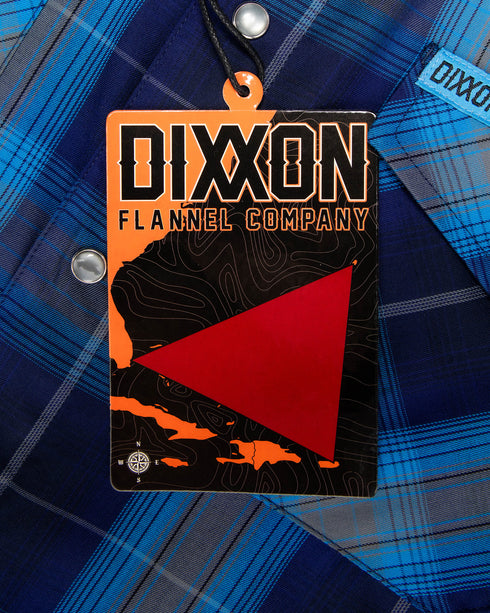 BERMUDA TRIANGLE BAMBOO SHORT SLEEVE BUTTON UP - MENS